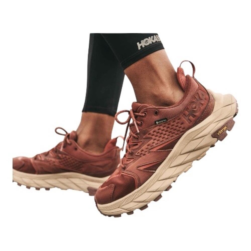 Hoka Women's Athletic Shoes in Brown and Tan